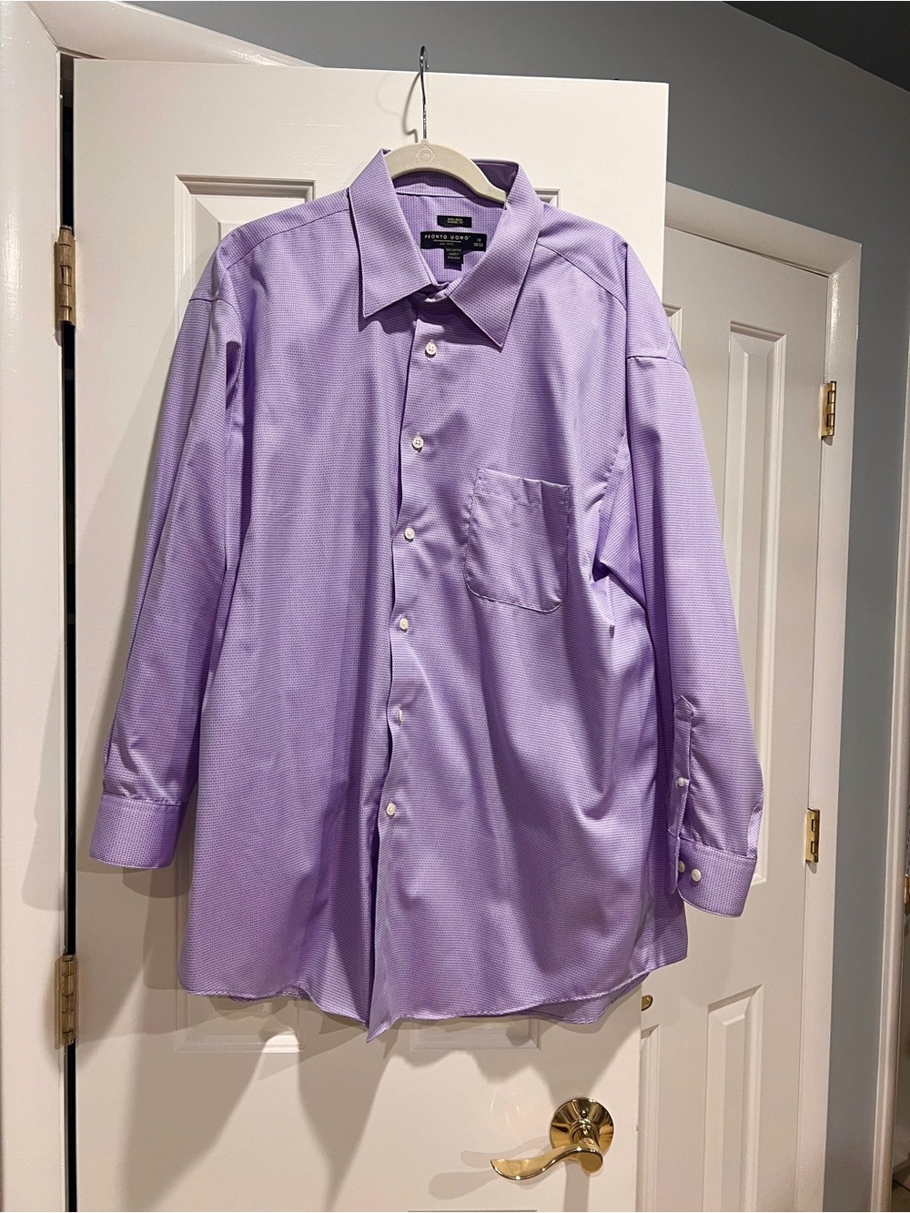 Pronto Uomo Men's Lavender Dress Shirt